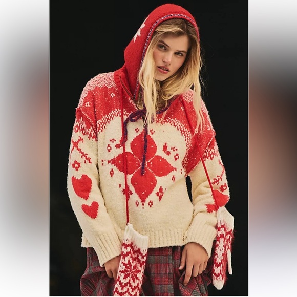 NWT FREE PEOPLE MYTHICAL KNIT SWEATER - Picture 5 of 6